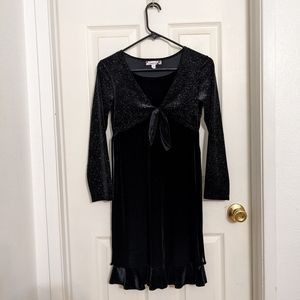 Speechless Glittery Black 2-in-1 Dress